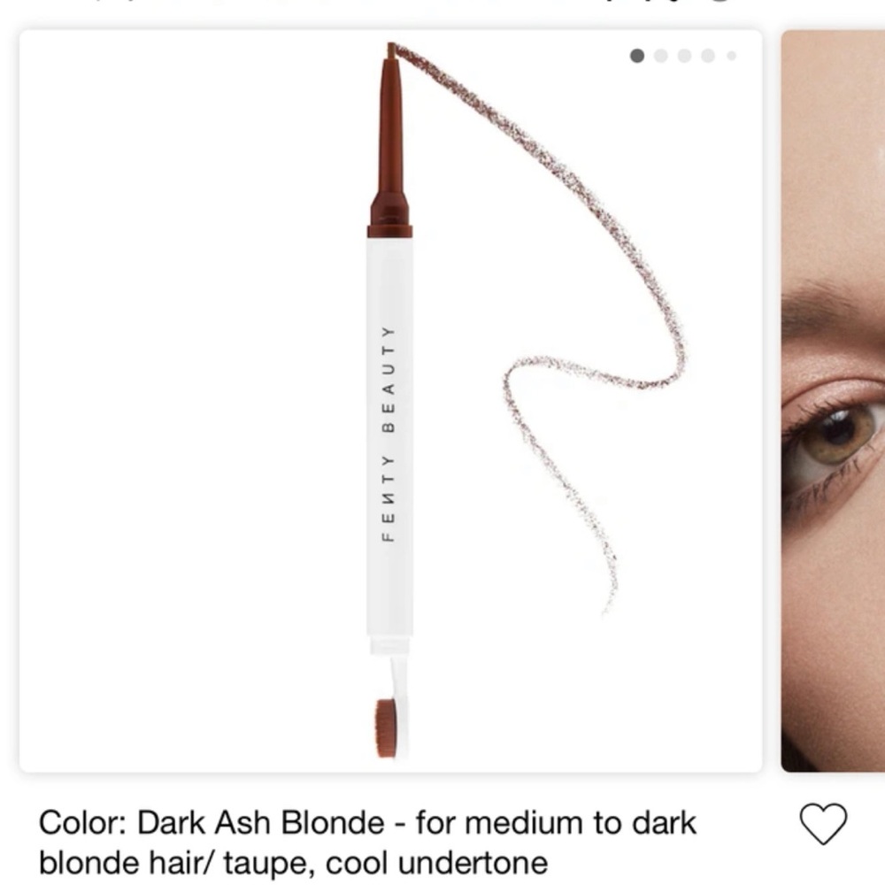 Fenty Beauty Brow Pencil Brown in Dark ash blonde!